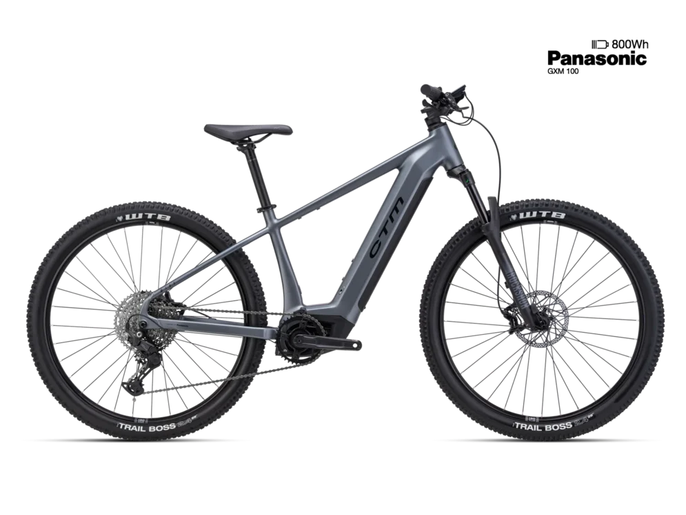 Elektrický horský bicykel CTM WIRE GX XPERT - matná šedá