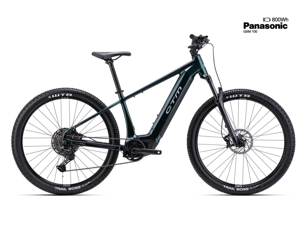 Elektrický horský bicykel CTM WIRE GX XPERT - zelená