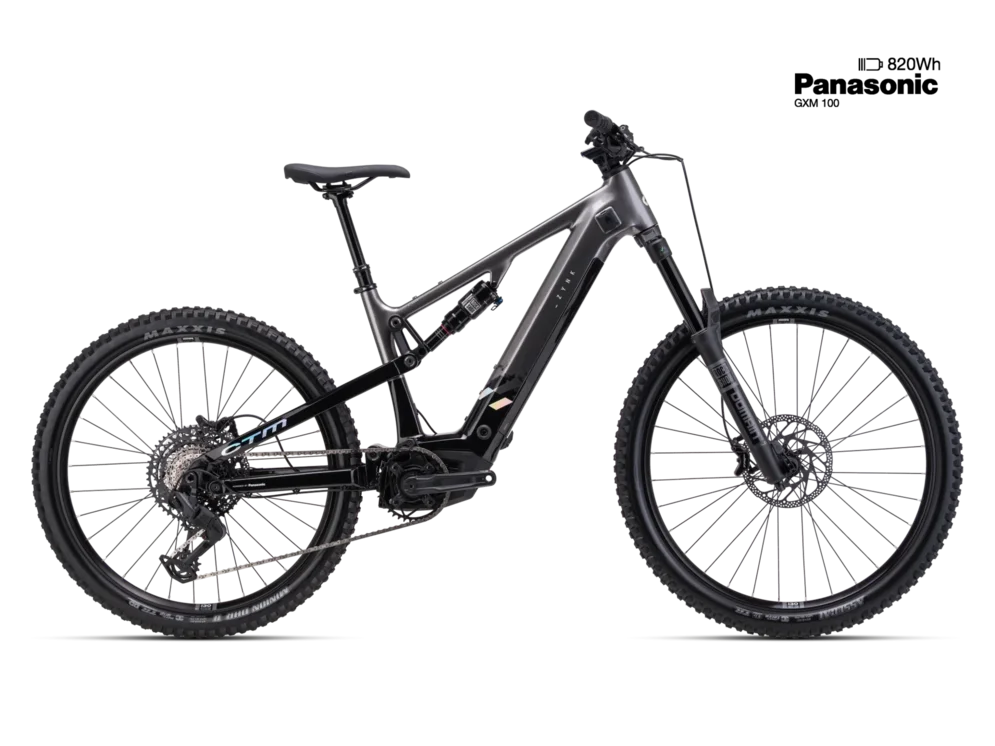 Elektrický horský bicykel CTM ZYNK GX Pro - čierna / matná šedá