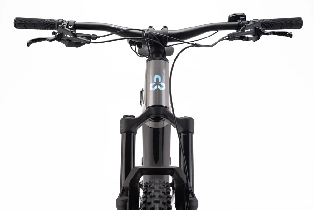 Elektrický horský bicykel CTM ZYNK GX Pro - čierna / matná šedá