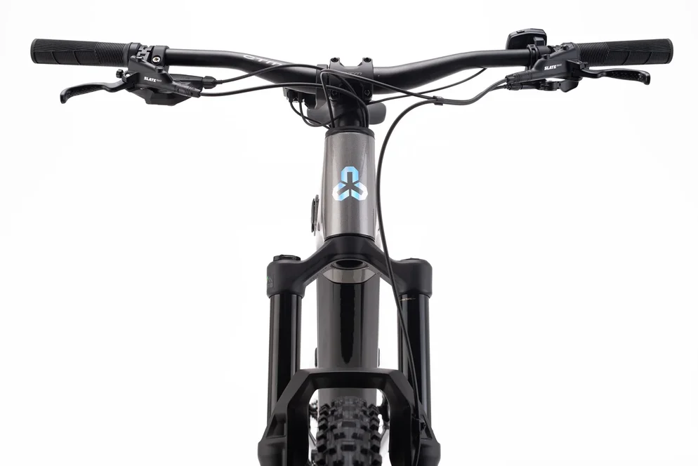 Elektrický horský bicykel CTM ZYNK GX Pro - čierna / matná šedá