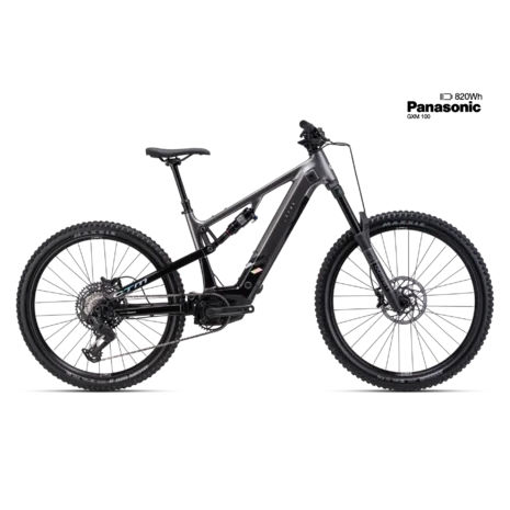 Elektrický horský bicykel CTM ZYNK GX Pro - čierna / matná šedá