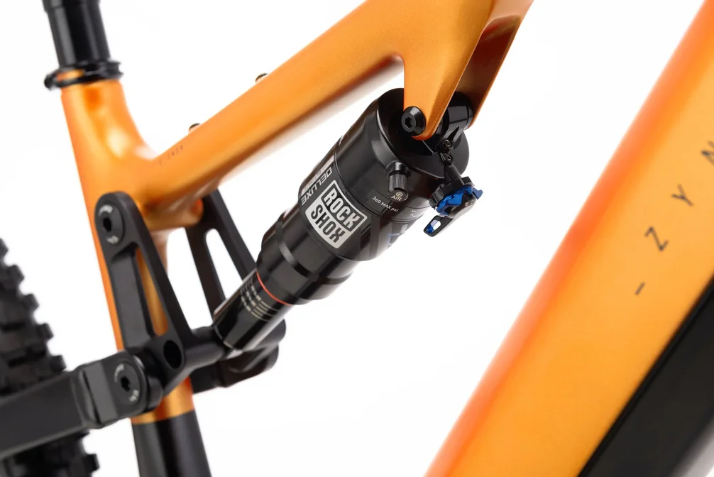 Elektrický horský bicykel CTM ZYNK GX Pro - matná čierna / matná oranžová
