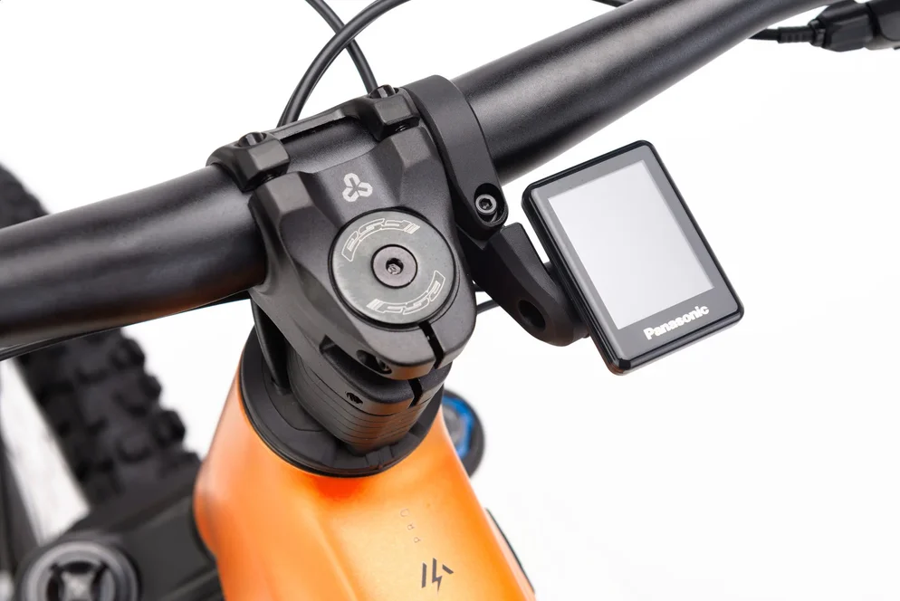Elektrický horský bicykel CTM ZYNK GX Pro - matná čierna / matná oranžová