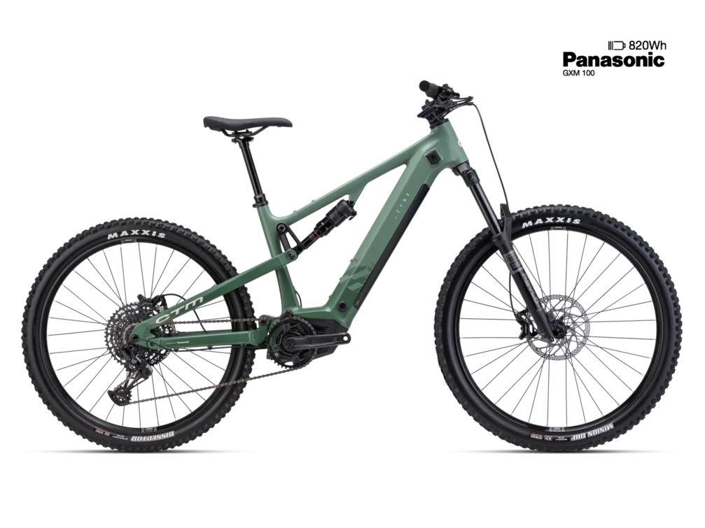 Elektrický horský bicykel CTM ZYNK GX XPERT - matná zelená