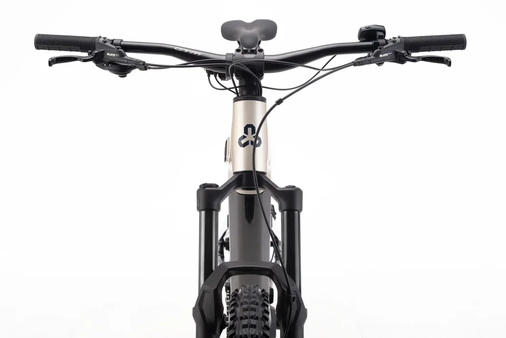 Elektrický horský bicykel CTM ZYNK GX XPERT - tmavá modrá / titánová