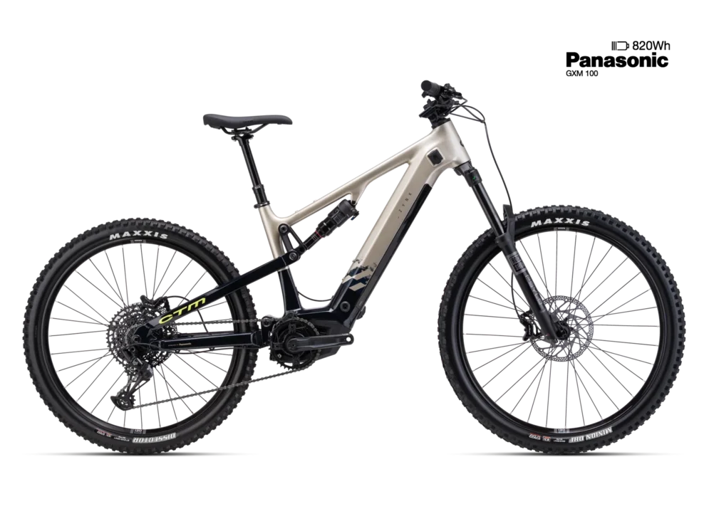 Elektrický horský bicykel CTM ZYNK GX XPERT - tmavá modrá / titánová
