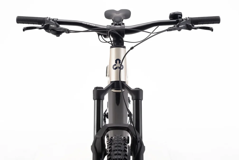 Elektrický horský bicykel CTM ZYNK GX XPERT - tmavá modrá / titánová