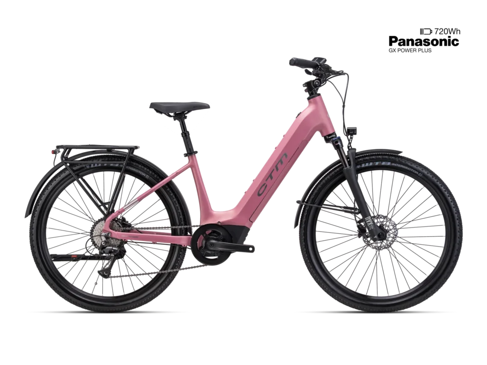 Elektrický mestský bicykel CTM METRIC GX 1.0 - matná staroružová