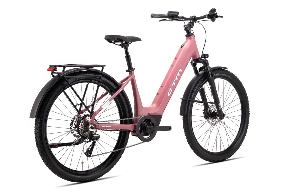 Elektrický mestský bicykel CTM METRIC GX 1.0 - matná staroružová