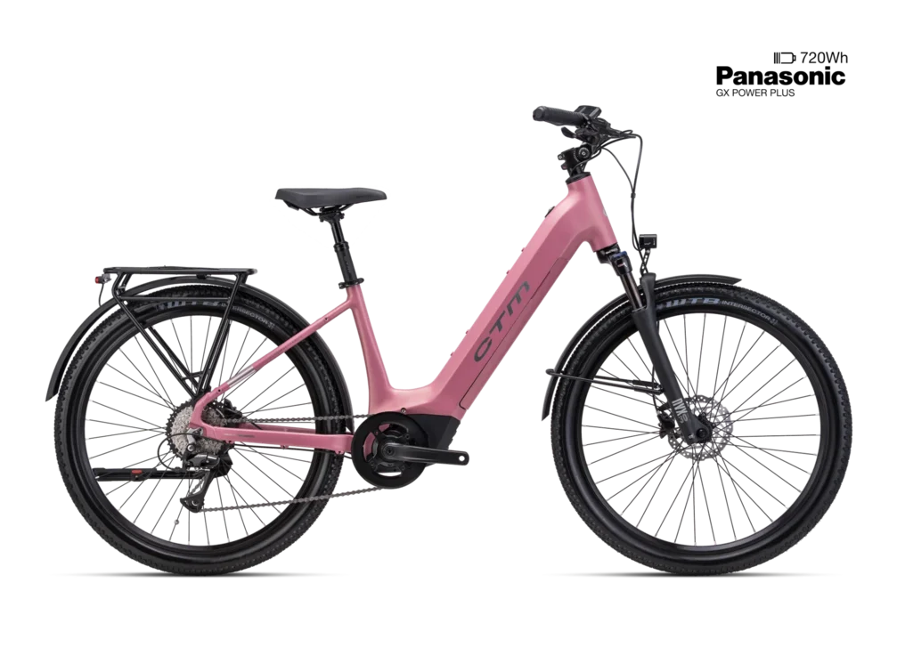 Elektrický mestský bicykel CTM METRIC GX 1.0 - matná staroružová