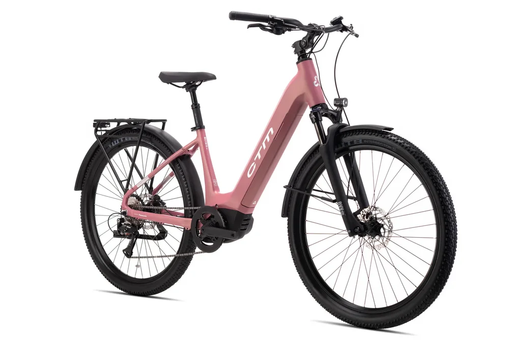 Elektrický mestský bicykel CTM METRIC GX 1.0 - matná staroružová
