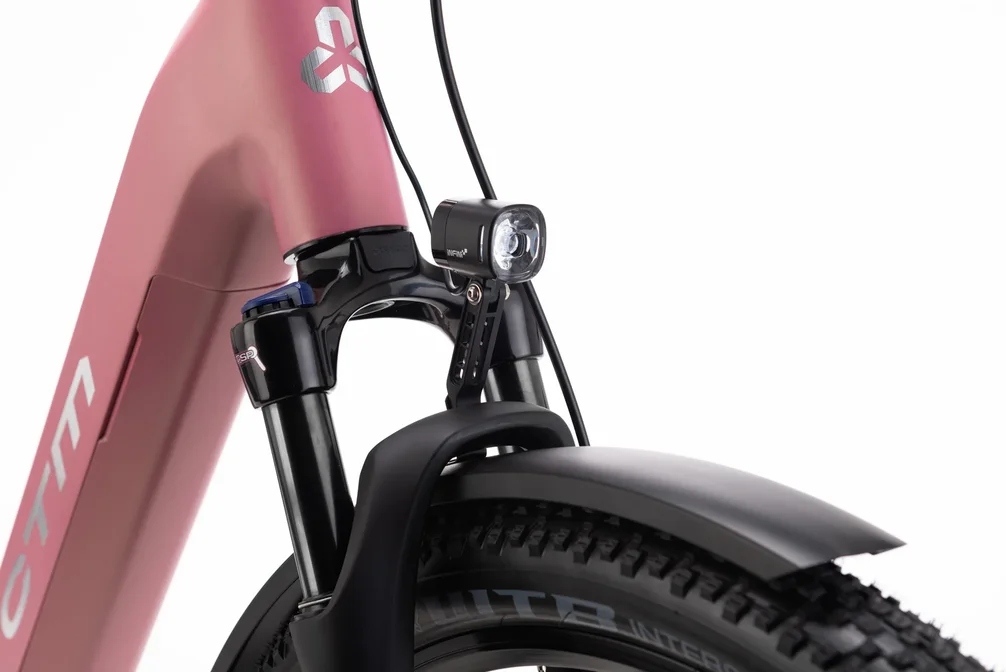 Elektrický mestský bicykel CTM METRIC GX 1.0 - matná staroružová