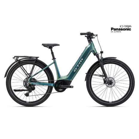 Elektrický mestský bicykel CTM METRIC GX 2.0 - matná chameleon zelená
