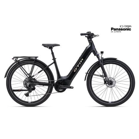 Elektrický mestský bicykel CTM METRIC GX 2.0 - matná čierna