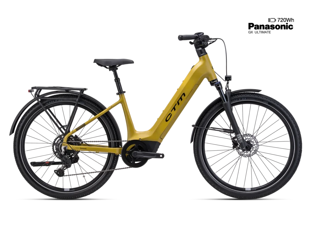 Elektrický mestský bicykel CTM METRIC GX 2.0 - matná hnedožltá