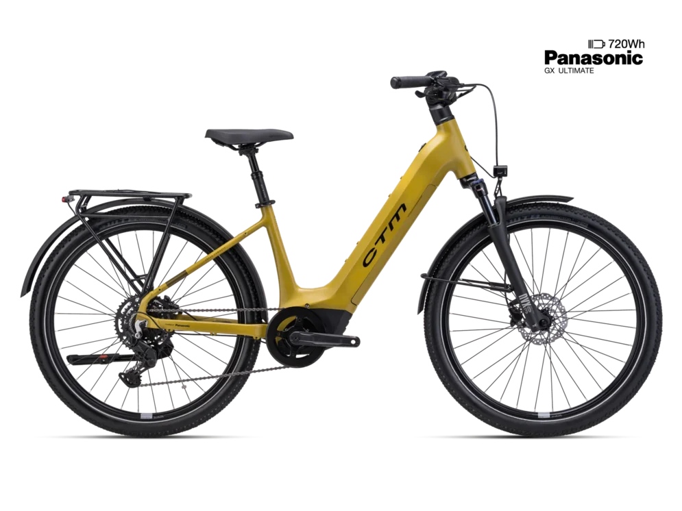 Elektrický mestský bicykel CTM METRIC GX 2.0 - matná hnedožltá