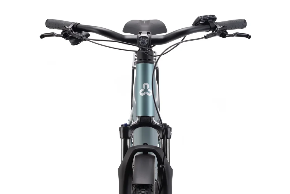 Elektrický mestský bicykel CTM METRIC GX 2.0 - matná sivozelená