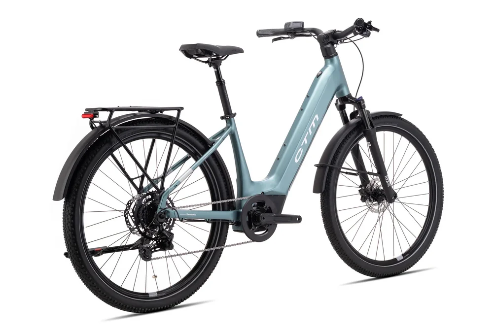 Elektrický mestský bicykel CTM METRIC GX 2.0 - matná sivozelená
