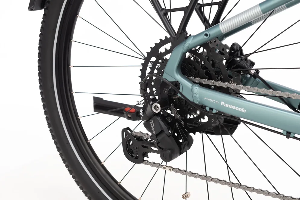 Elektrický mestský bicykel CTM METRIC GX 2.0 - matná sivozelená