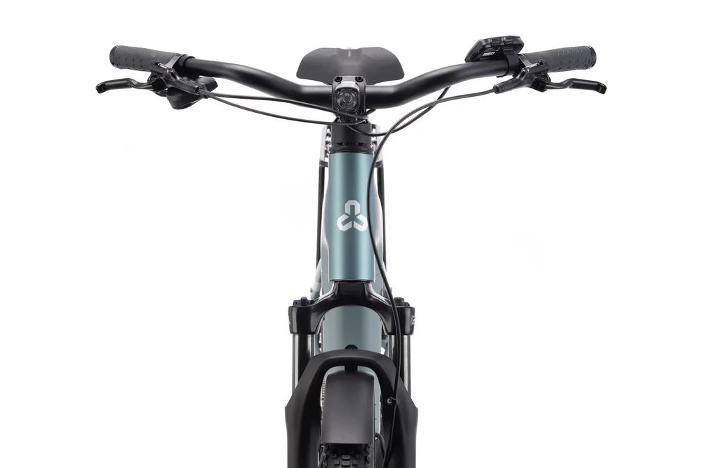 Elektrický mestský bicykel CTM METRIC GX 2.0 - matná sivozelená
