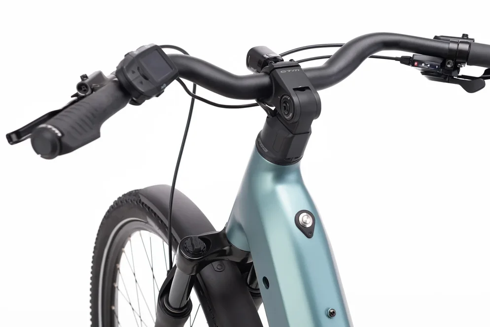 Elektrický mestský bicykel CTM METRIC GX 2.0 - matná sivozelená