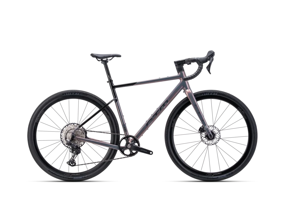 Gravel bicykel CTM KOYUK 3.0 28 – čierna / chameleon grey