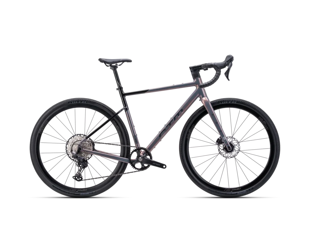 Gravel bicykel CTM KOYUK 3.0 28 – čierna / chameleon grey