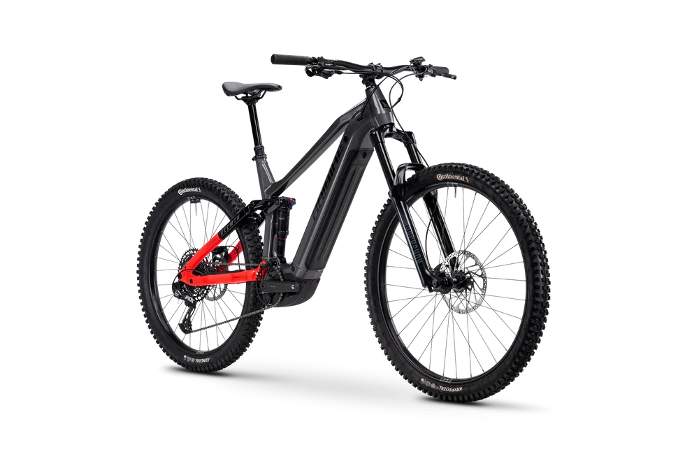 HAIBIKE AllMtn 4 Silver/Red/Black Glossy