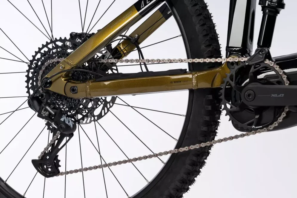 Haibike ALLTRAIL 10.5 High ABS, black/ninja gold/grey, 2026