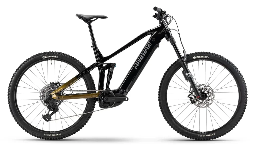 Haibike ALLTRAIL 10.5 High ABS, black/ninja gold/grey, 2026