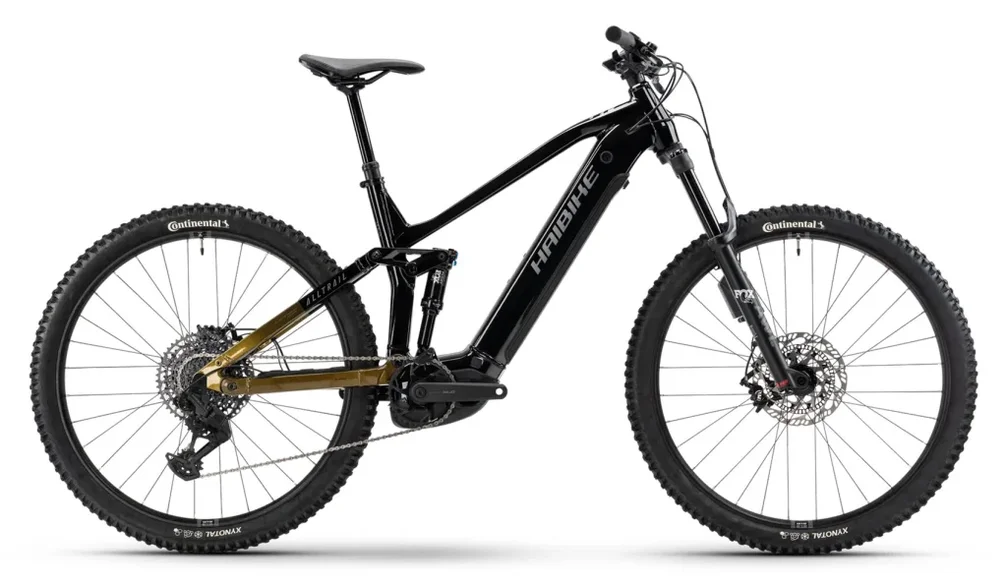 Haibike ALLTRAIL 10.5 High ABS, black/ninja gold/grey, 2026