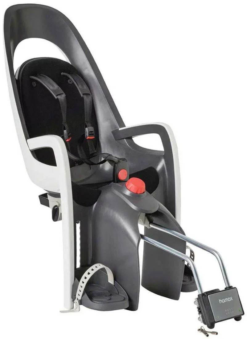 HAMAX Cyklosedačka s adaptérom Caress White/Black