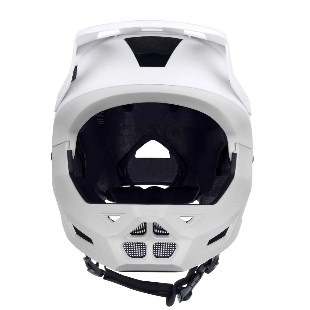 helmet FORCE DROP downhill, biela