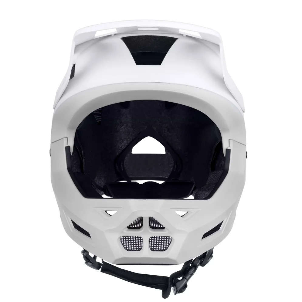 helmet FORCE DROP downhill, biela