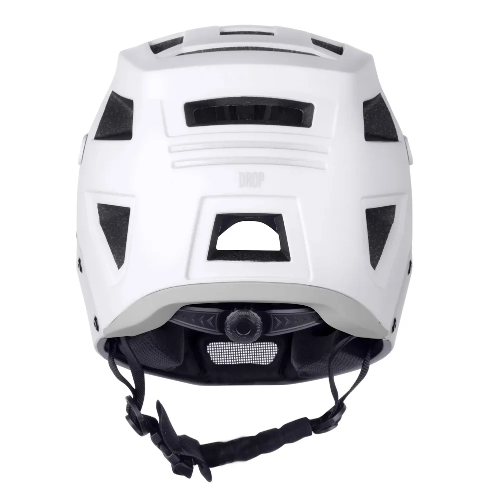 helmet FORCE DROP downhill, biela