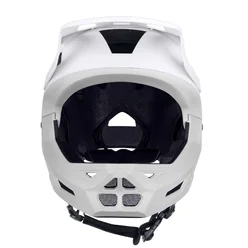 helmet FORCE DROP downhill, biela