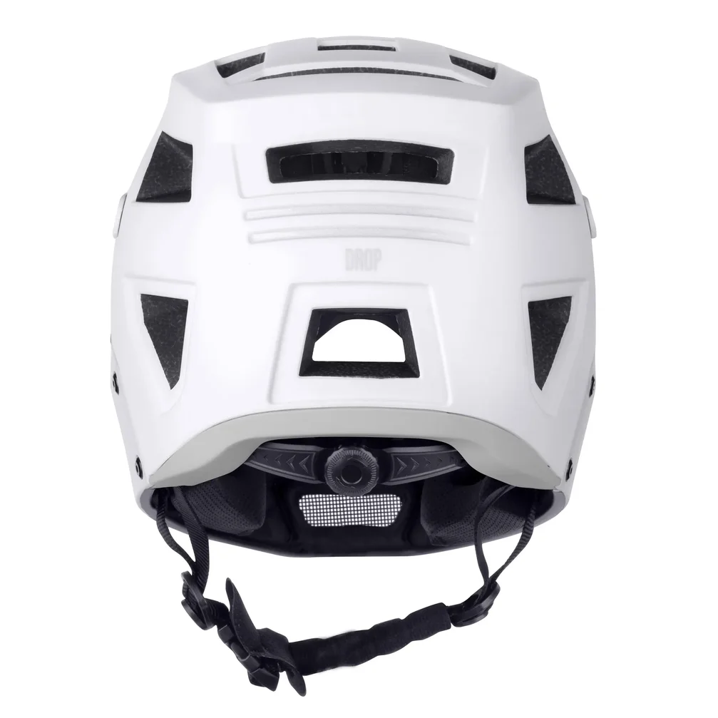helmet FORCE DROP downhill, biela