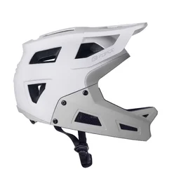 helmet FORCE DROP downhill, biela