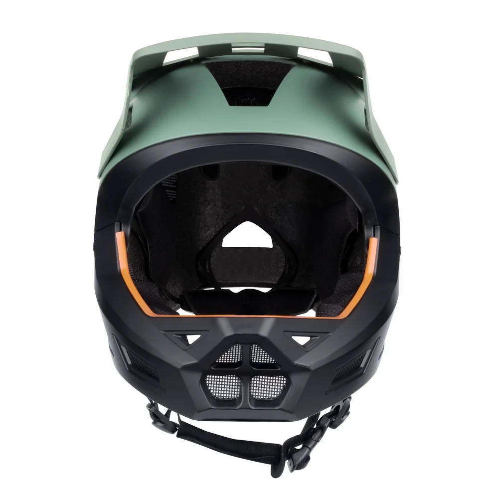 helmet FORCE DROP downhill, zelená