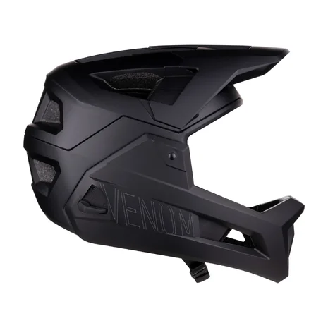 helmet FORCE VENOM downhill, čierna