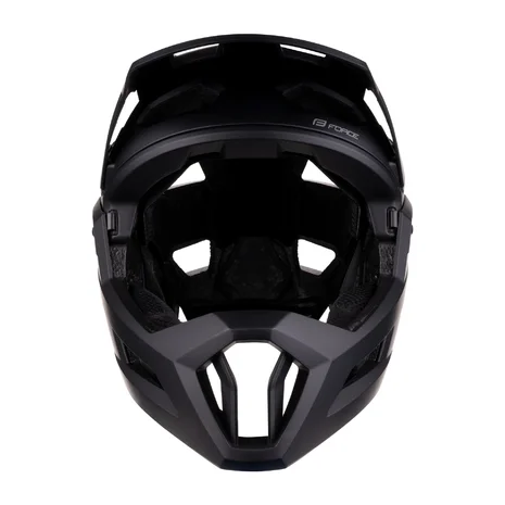 helmet FORCE VENOM downhill, čierna