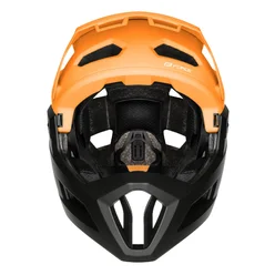 helmet FORCE VENOM downhill, oranžová