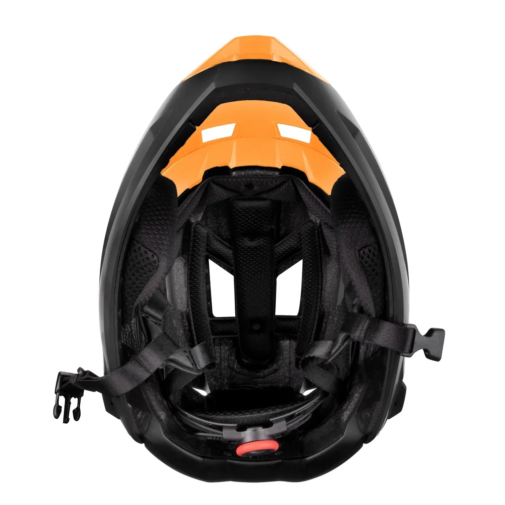 helmet FORCE VENOM downhill, oranžová