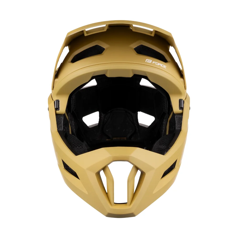 helmet FORCE VENOM downhill, piesková