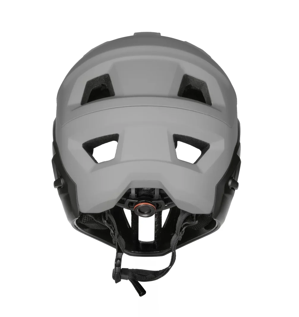 helmet FORCE VENOM downhill, šedo-čierna