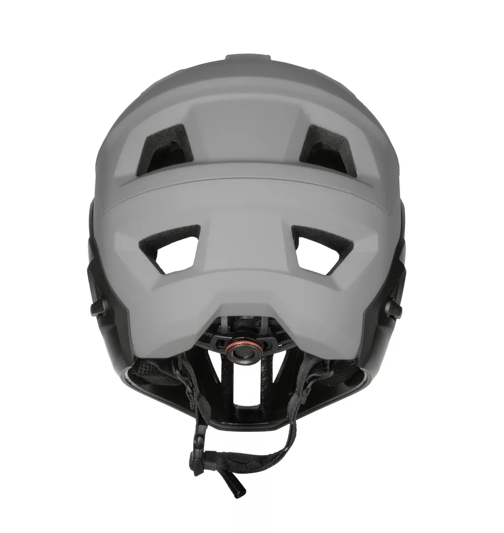 helmet FORCE VENOM downhill, šedo-čierna