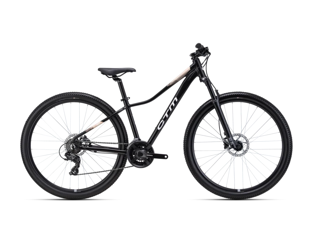 Horský bicykel CTM Suzzy 1.0 – matná čierna