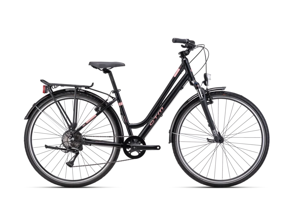 Mestský bicykel CTM AMBER matná čierna