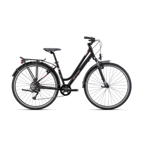 Mestský bicykel CTM AMBER matná čierna